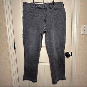 Duluth Trading Co Men's Gray Standard Fit Ballroom Double Flex Jeans Size 40x30